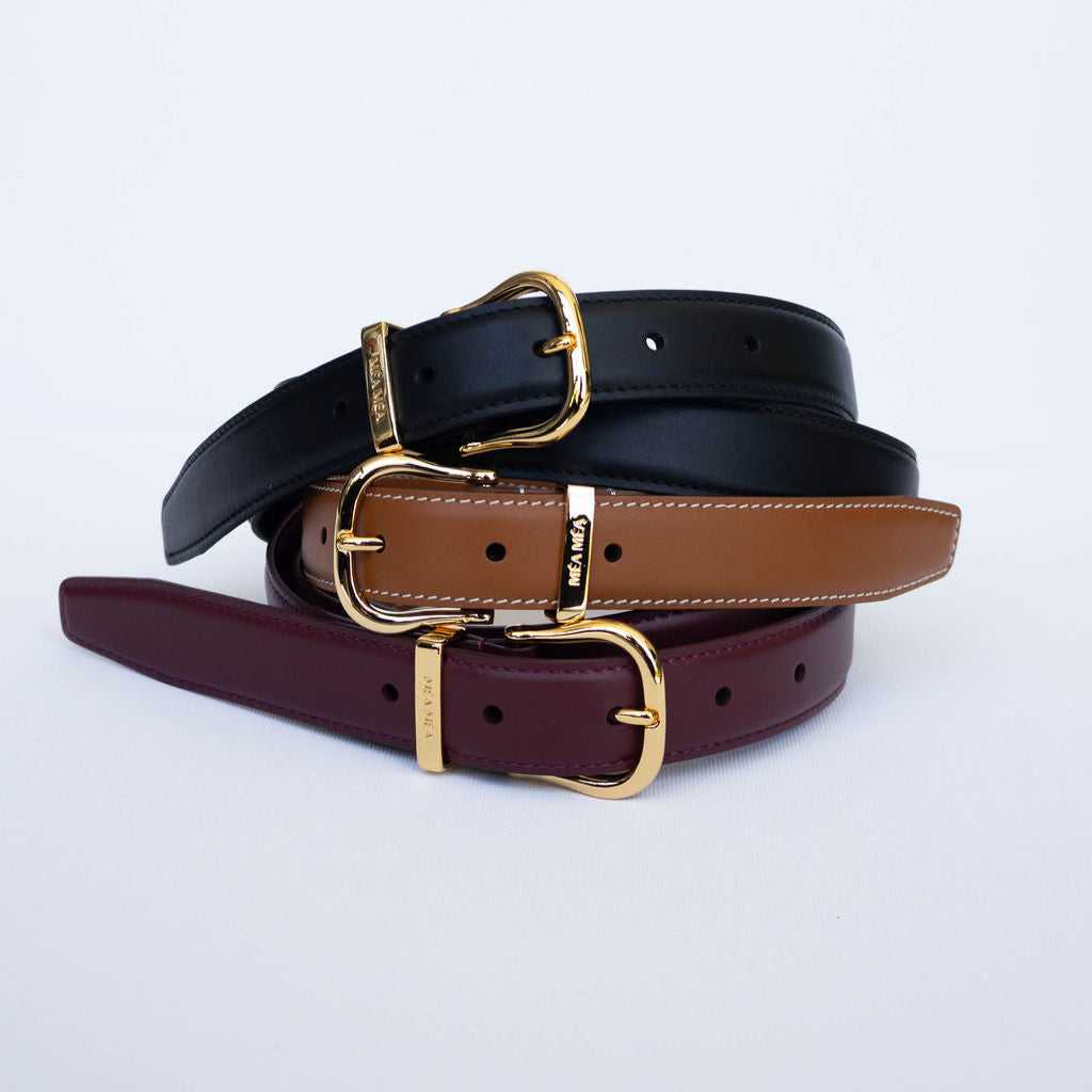 Pythia Belt – Luxe leren damesriemen | MÉA MÉA