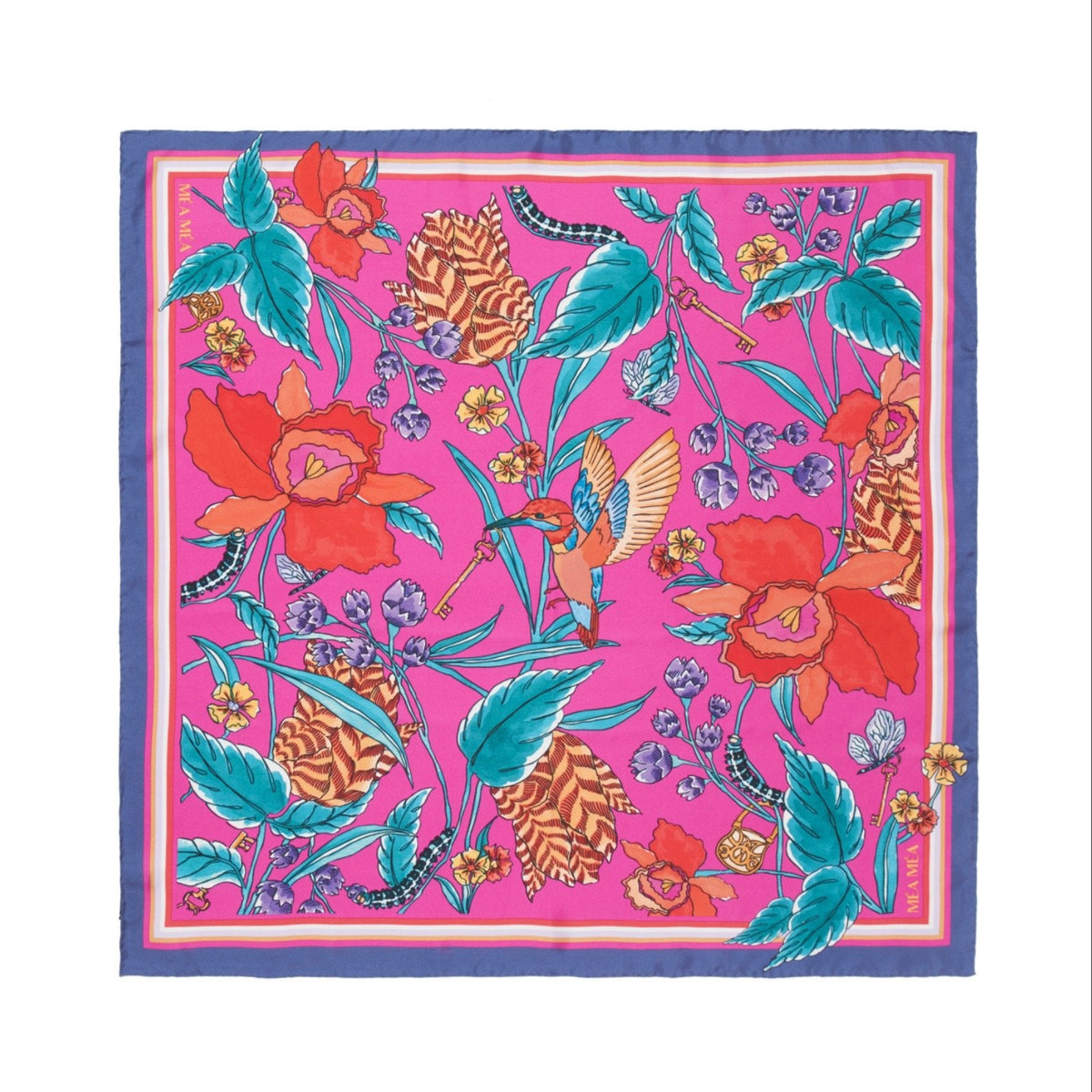 Iris Scarf – Zijden sjaals met artistieke prints | MÉA MÉA