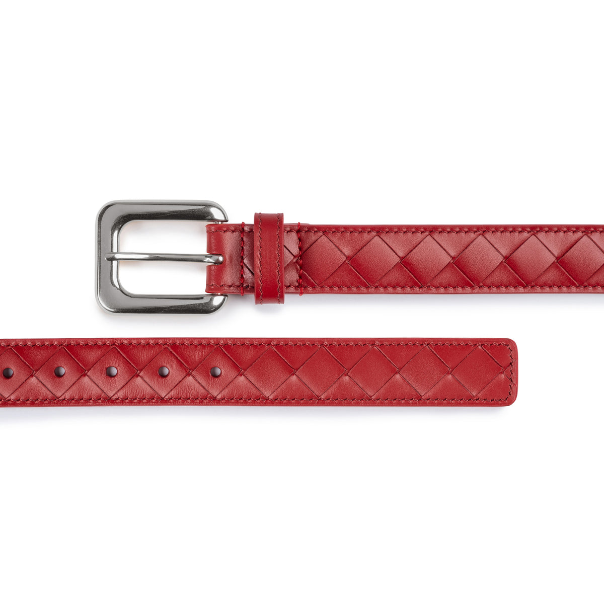 Cora Belt Cherry Red
