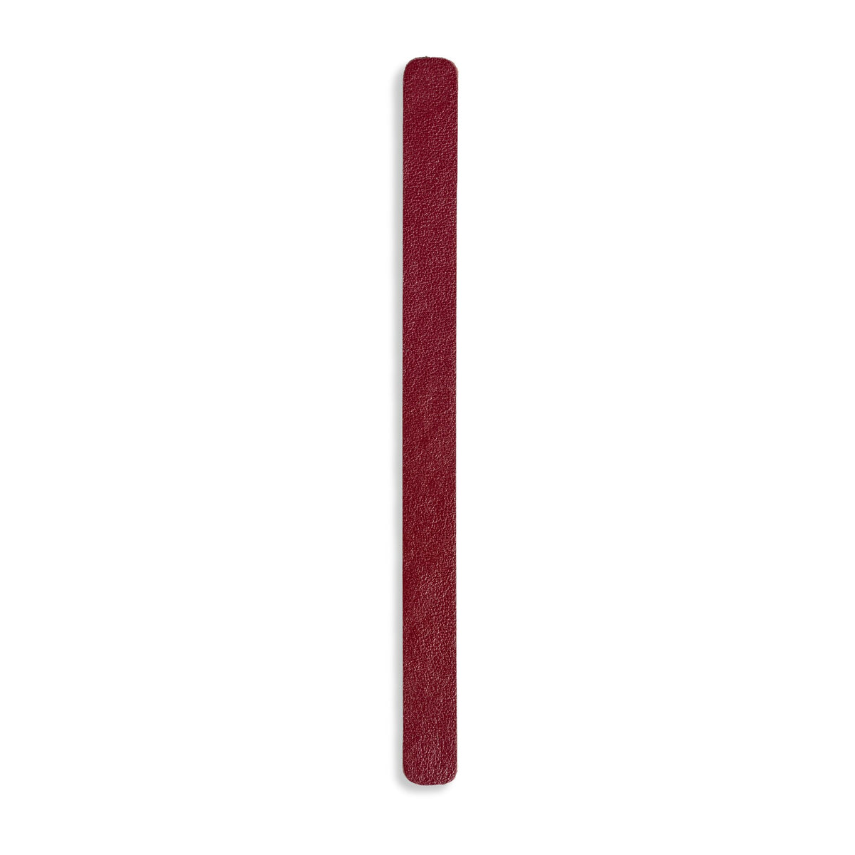 Cuff leather insert Bordeaux, Wide